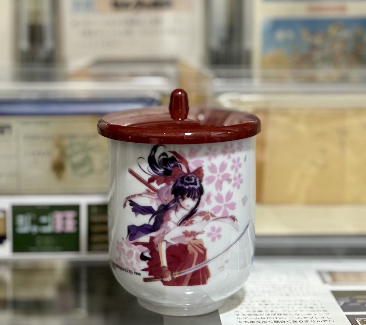 サクラ大戦の湯呑みはむかし手放して後悔して最近またゲットしました。