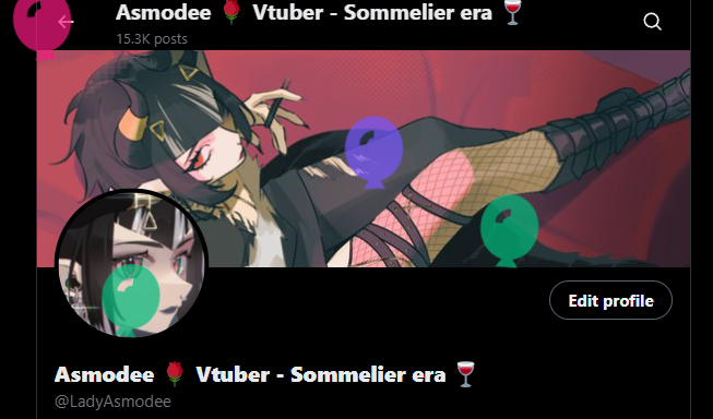 Asmodee 🌹 Vtuber - Sommelier era 🍷 tweet media