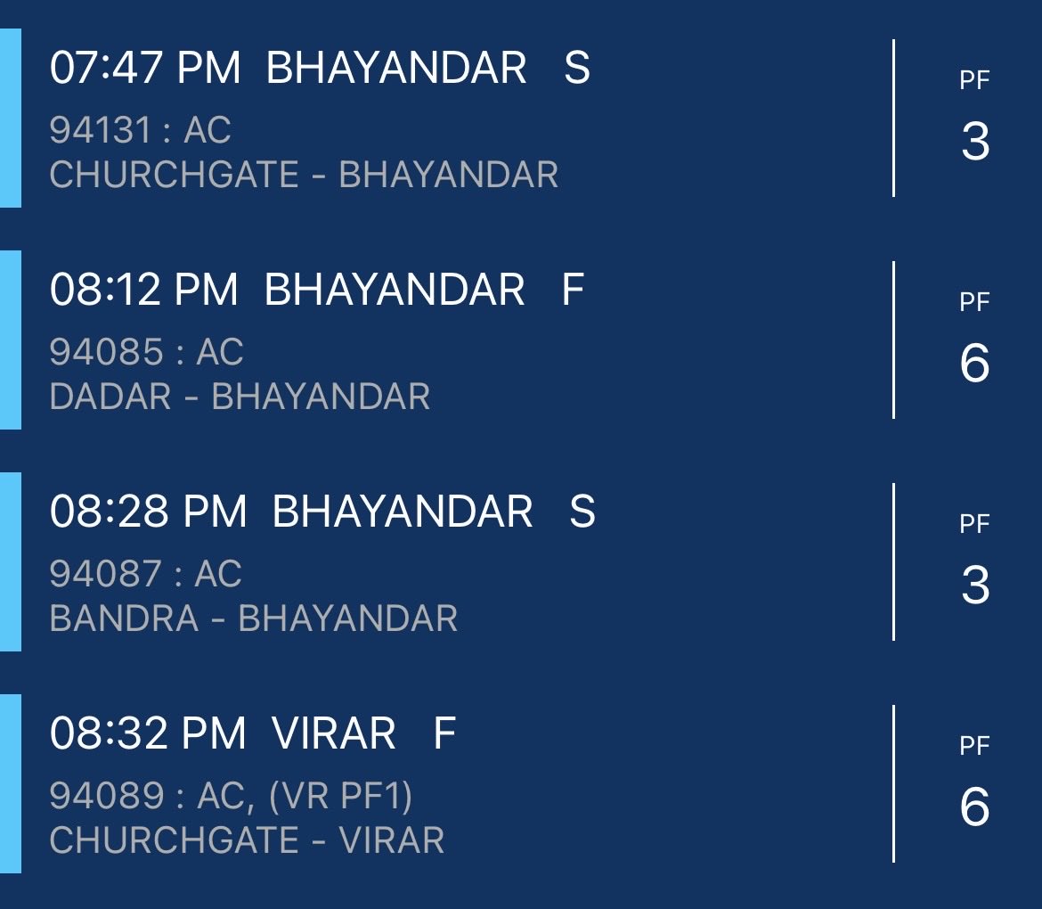 parag_sm's tweet photo. @drmbct the pressure of train at 8.32 from bvli ac.This train get packed at Mira Road and Bhynder stn again.. as 3 bhynder local is there. Atleast one preferably slow one should extend upto Vasai At least later from Vasai this train you make it fast upto Bhynder to cover timing https://t.co/qLFsfJjKlF