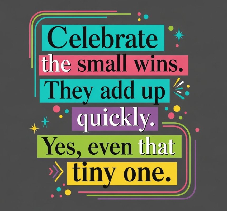 Celebrate the small wins. They add up quickly. Yes, even that tiny one.

#thursdaymotivation #thursdayvibe Have a good Thursday and happy Friday Eve.