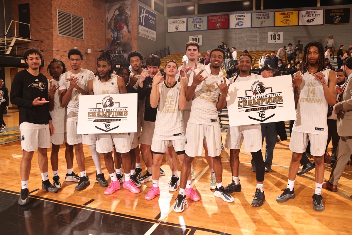 UNCP Men's Basketball tweet media