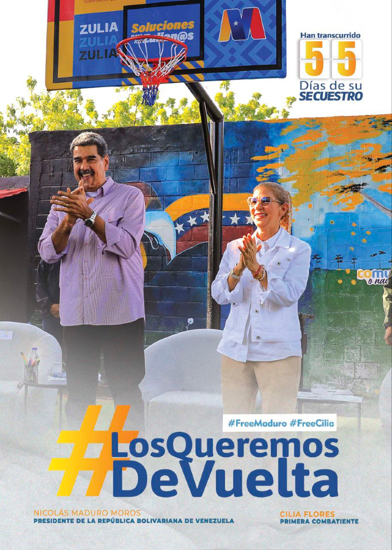 nicmaduroguerra's tweet photo. #LosQueremosDeVuelta #BringThemBack #FreeMaduro #FreeCilia 👉🏾✌🏾 https://t.co/SJEw5MoZ4P