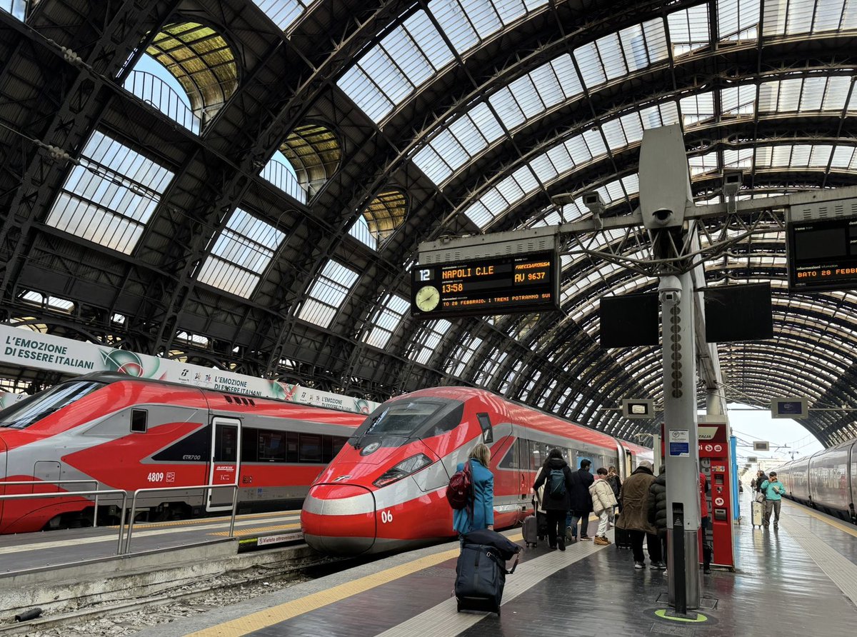 ‘The best thing about Milan is the train to Rome’