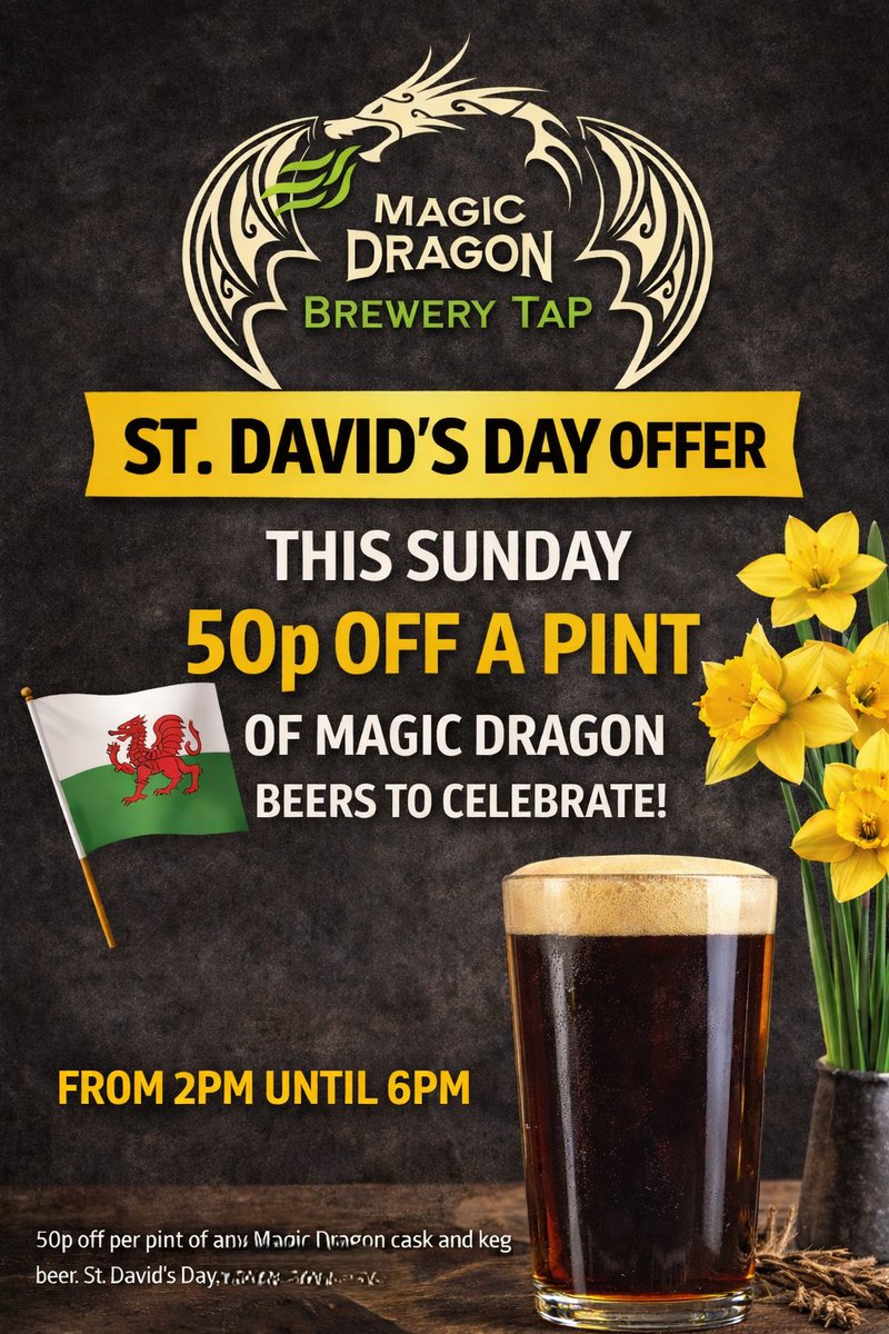 Magic Dragon Brewery Tap tweet media