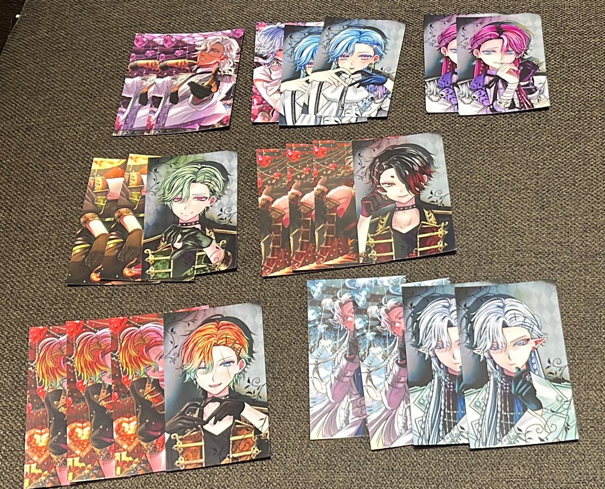 sitone_'s tweet photo. 《交換 買取》あくねこ 悪魔執事と黒い猫 仮約束 バレンタイントレカ風カード アイドル

求）ベレン
譲）ミヤジ フルーレ ラト ハナマル ユーハン テディ シロ
箔押しサイン入りの場合、買取致します。

メルカリ、PayPay対応可

お気軽にお声がけください！ https://t.co/1KZLUNclOg