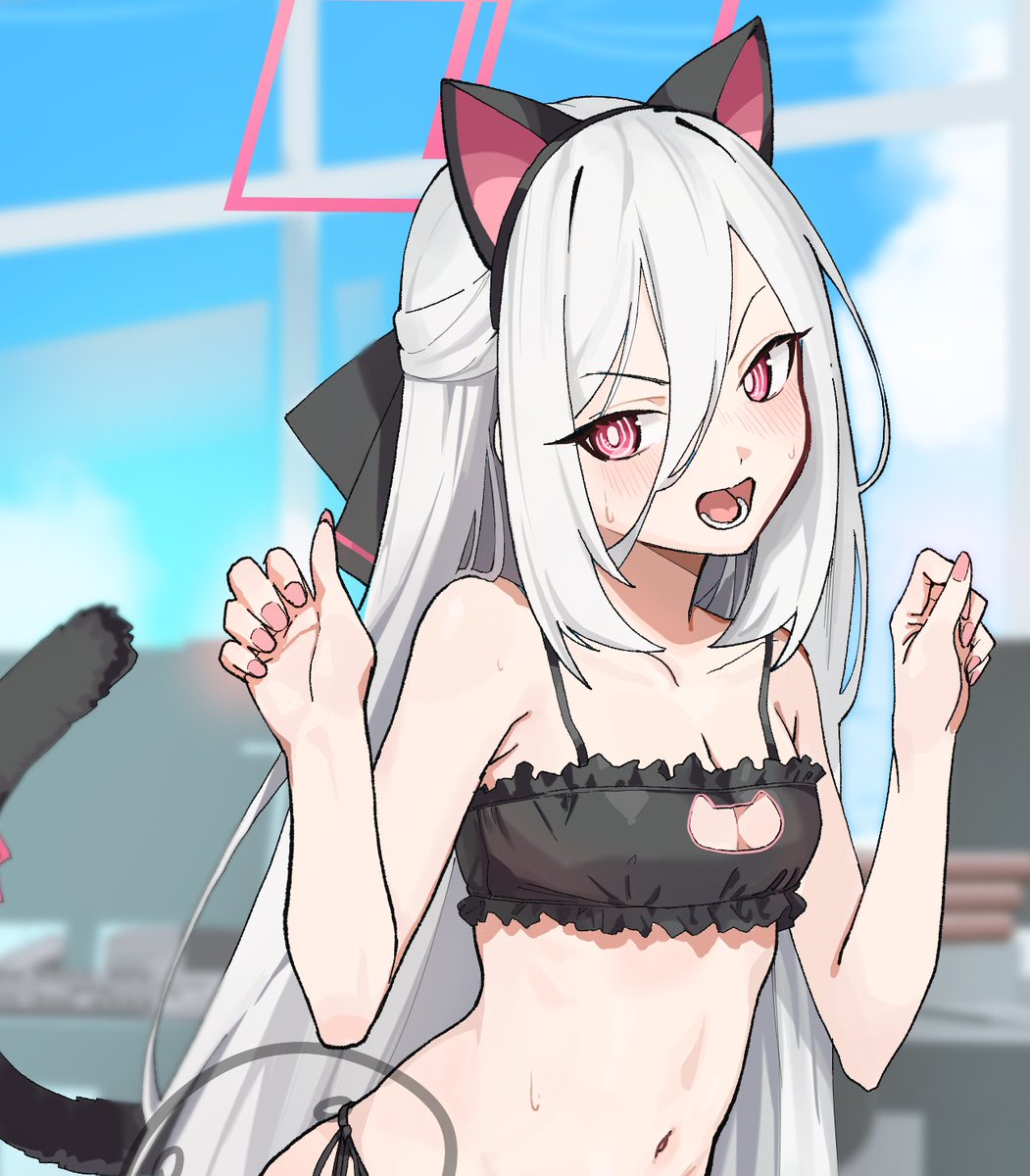 ishimizu39's tweet photo. 🐱🤍

#ブルアカ
＃BlueArchive https://t.co/0tTy0sCGlG