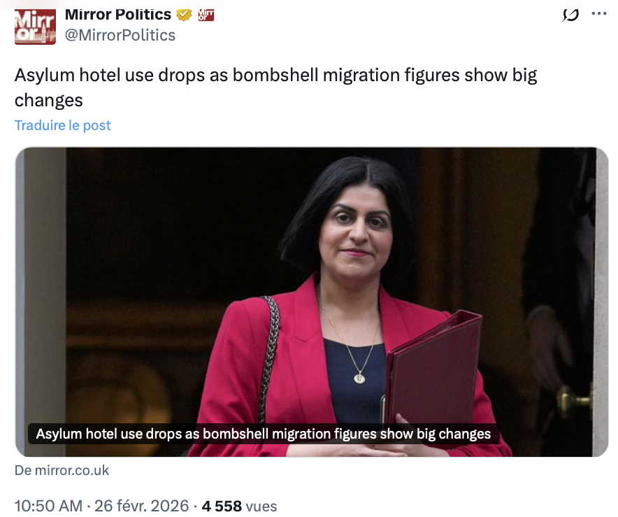 Oh look ! N° of asylum seekers in UK hotels 𝐡𝐚𝐥𝐯𝐞𝐝 by Labour's <a href="/ShabanaMahmood/">Shabana Mahmood MP</a> - compared to Tories <a href="/pritipatel/">Priti Patel MP</a> &amp; <a href="/SuellaBraverman/">Suella Braverman</a> 

Turns out concentrating on domestic policy works way better than noisily blaming Europe, France, ECHR or Rwanda photo shoots ! 
Who knew ?🤡