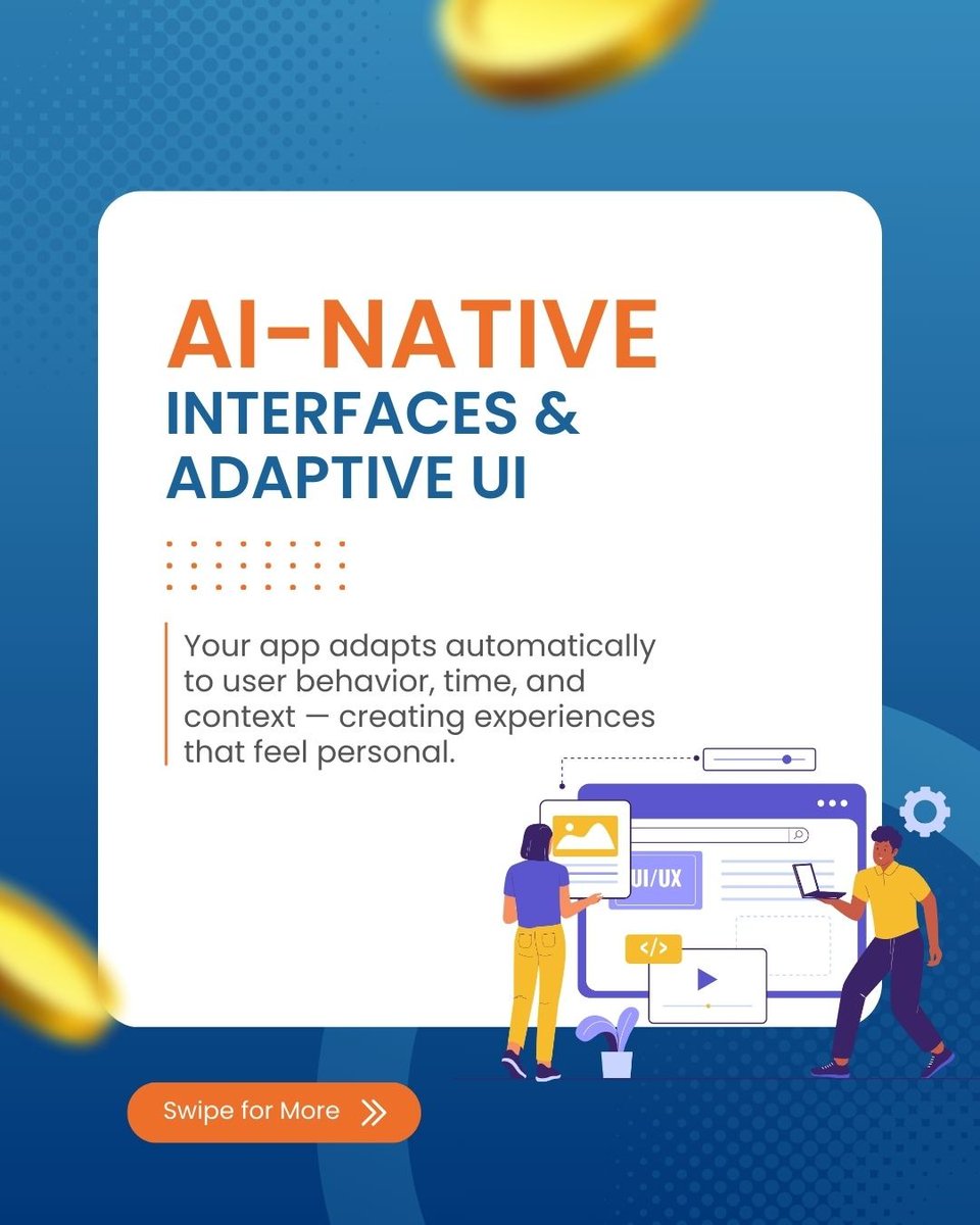 AsappStudio's tweet photo. Stop settling for templates. Build apps that adapt, engage, and delight users. 
Learn more: 🔗 [ https://t.co/UtenCh2tZl ]”  

#CustomAppDesign #MobileAppDesign #AdaptiveUI #AINativeInterfaces #GestureDesign #MicroAnimations #UX2026 #BespokeAppDesign #asappstudio https://t.co/Y4SdYE4zvq