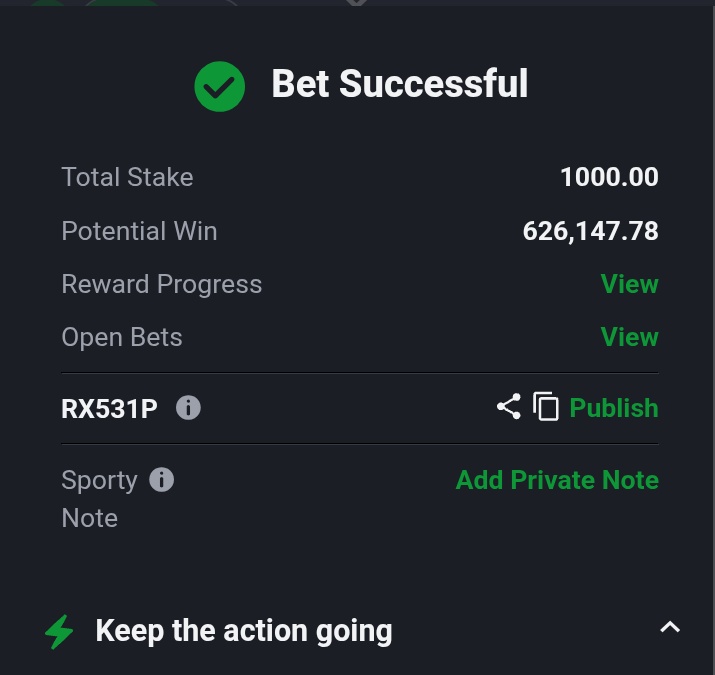 NextXI_'s tweet photo. Consistency is the key 🔑
Another code, another chance
Let's go again. ⚽
( RX531P )
✅🔞
#SportyBetCod
#SportyBet
#Sporty
#BettingTips
#NextXI https://t.co/XpHJC4Cad2