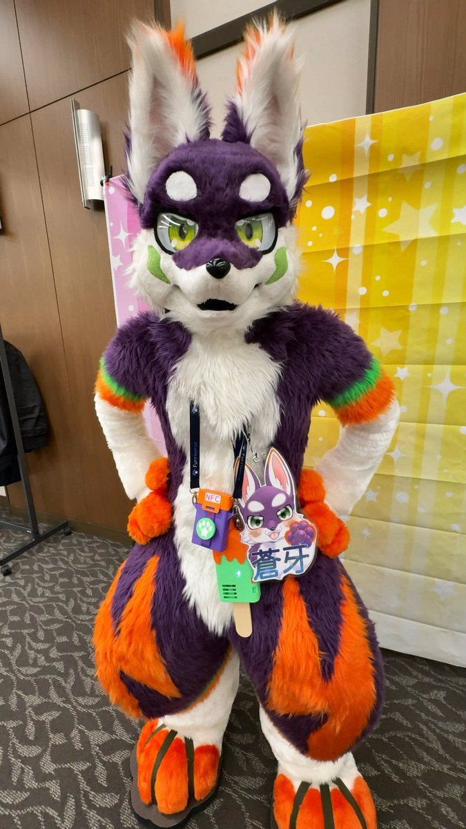蒼牙くん！(<a href="/souga179/">蒼牙🐺</a>)
またお会いできて嬉しかったです！✨
#ケモノスター