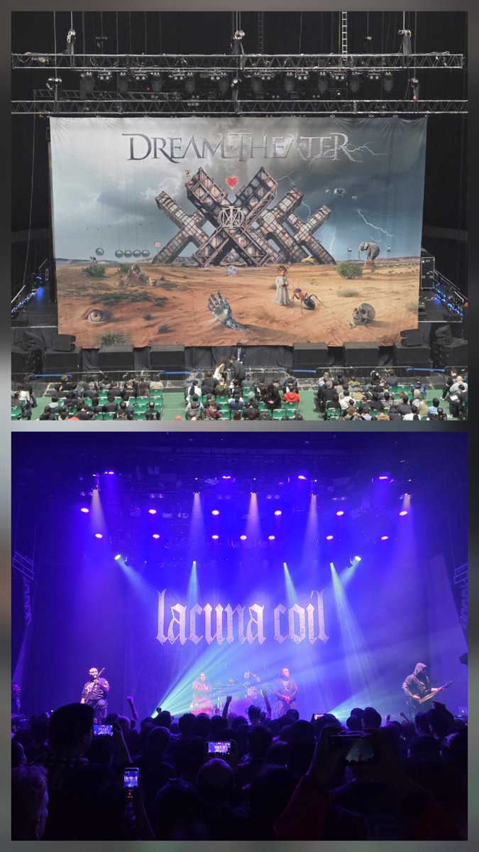 今週は素晴らしいライブを体験することが出来ました…感謝♥️
両バンド共に完成度が素晴らしく高い！
ラブリエの声質が好きなのです…

#lacunacoil
#dreamtheater