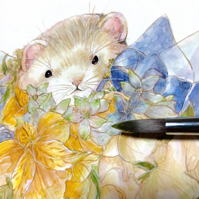 いい絵が描けました。