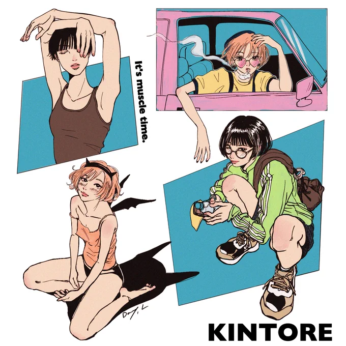 筋トレ絵まとめ🏋️模写など✨ 