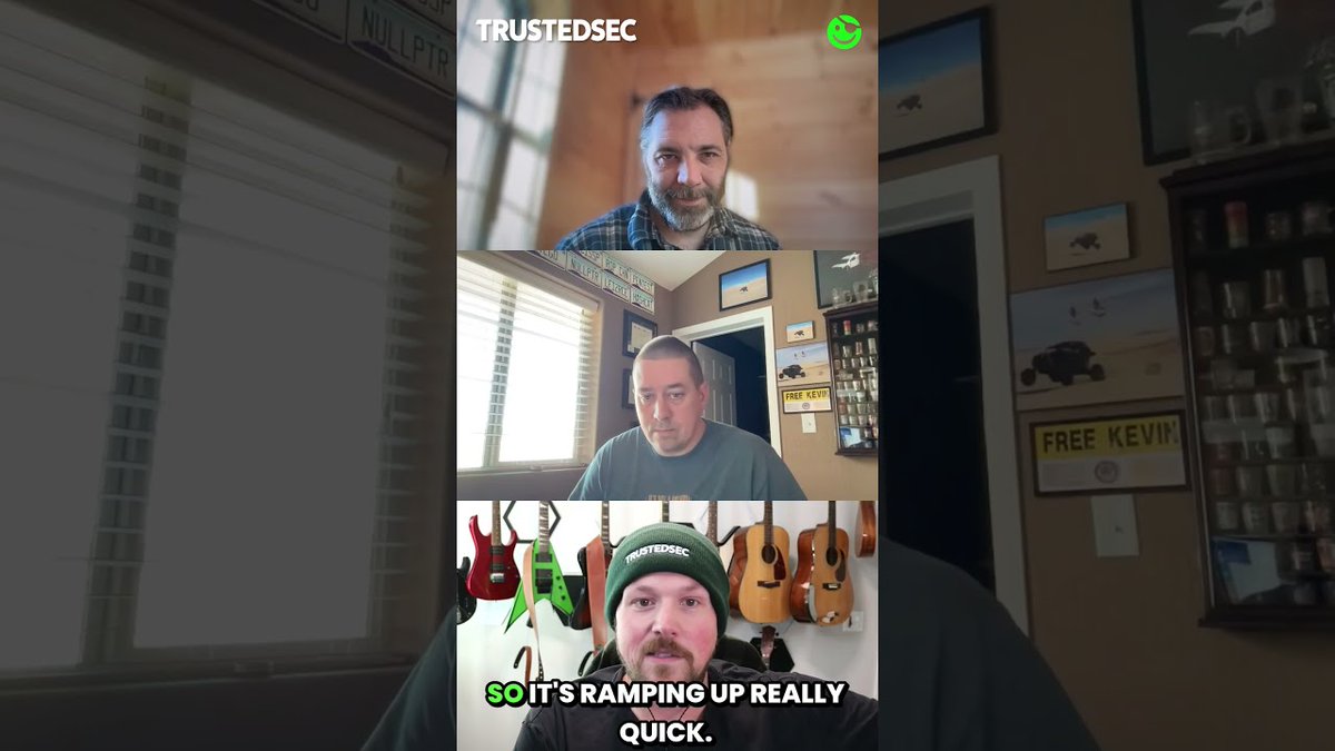 Cyb3rR3s34rch's tweet photo. Originally from From TrustedSec: AI-Generated Zoom Video Attacks? It's more common than you think. #podcast #security https://t.co/QtDh4NRHT4 ( :-{ı▓ #TrustedSec #Pentesting #cyberresearch https://t.co/B9IGePPVre
