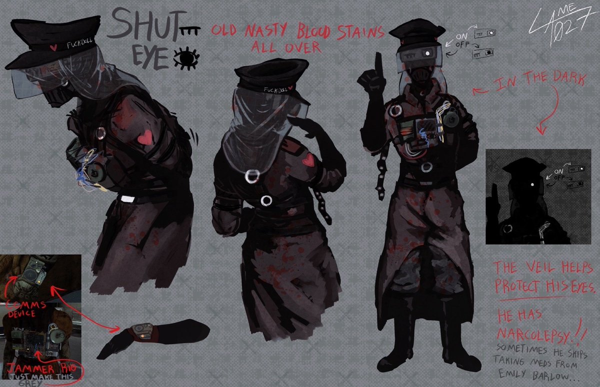 027Lame's tweet photo. outlast trials oc... i'm going to redesign him a bit.. (okay not really but im gonna make him more monochrome) https://t.co/BIWyiUse2j