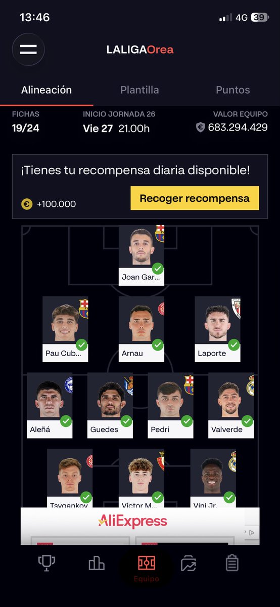 Fernand96064953's tweet photo. @Reydelmister @AnaliticaLaLiga suplentes 

Jon martin, Garcés y Domingos D. 
marc roca, navarro, torró, vecino
tsygankov, pepe 

buenas, dudas con q alinear, algún consejo? https://t.co/f566xceBHh