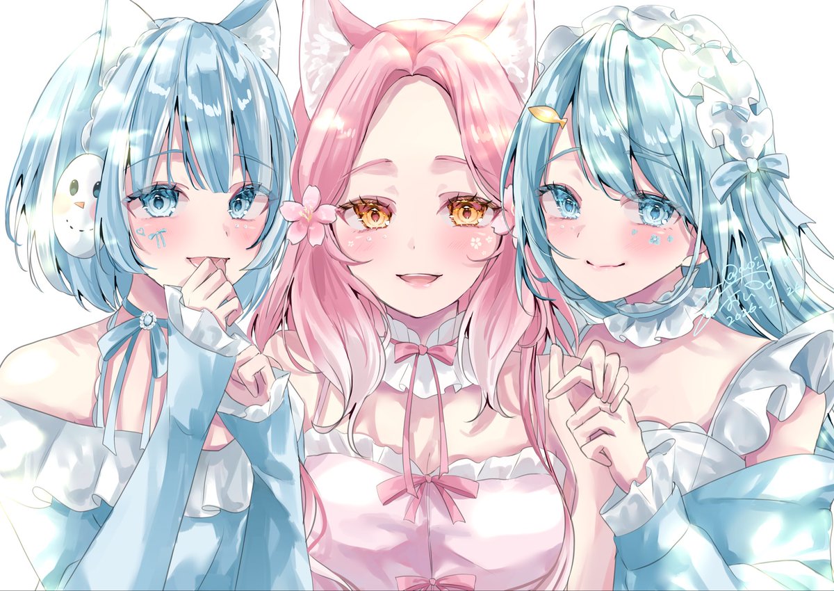 いつも仲良くしてくれてありがとうぅ🫶🏻
❄️🌸🐠