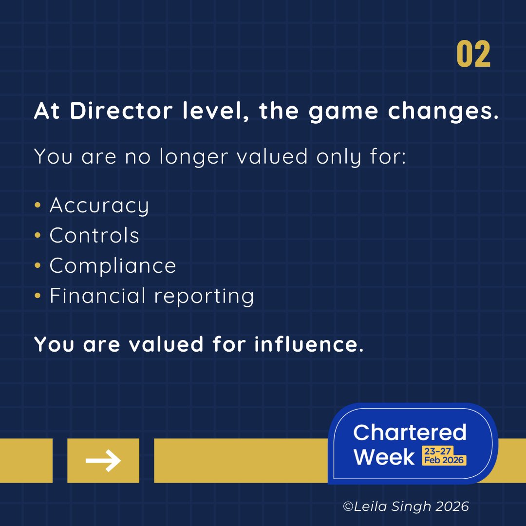 leila_singh001's tweet photo. Chartered. Qualified. Experienced.

And yet… while some Finance leaders accelerate into CFO and Board roles...
👇
https://t.co/T9w9mDvOE8

#CharteredWeek #ProudToBeChartered #AspiringToBeChartered #FinanceLeadership #CharteredAccountant https://t.co/xg77TeE5QQ