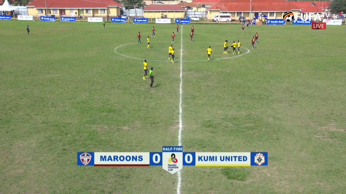 fufatv1's tweet photo. It remains 0-0 at halftime.
#StanbicUgandaCup | #MARKUM | #HomeOfUgandanSport https://t.co/6aZykyVs04