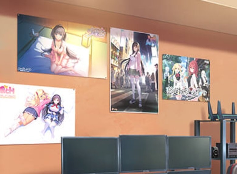 面白いかなーと思って各メーカーさんに頼んで貼ってもらいましたw