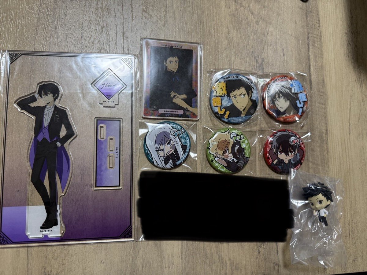 交換/譲渡】家庭教師ヒットマンREBORN! リボーン アクスタ 缶バッジ 譲