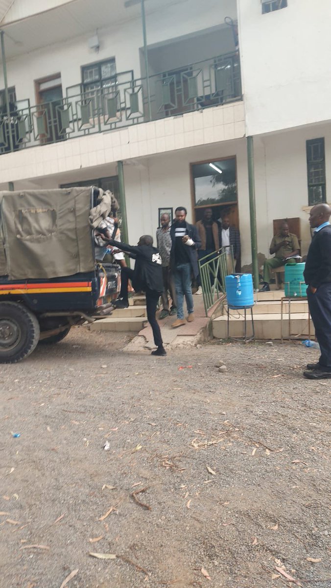 BookerBiro's tweet photo. Booker Ngesa has been transferred to Kitengela Remand Prison with a broken arm. The court has acted with open hostility, denying him both cash bail and urgent medical care. This is not justice. This is political persecution. https://t.co/B21rR5tfMZ