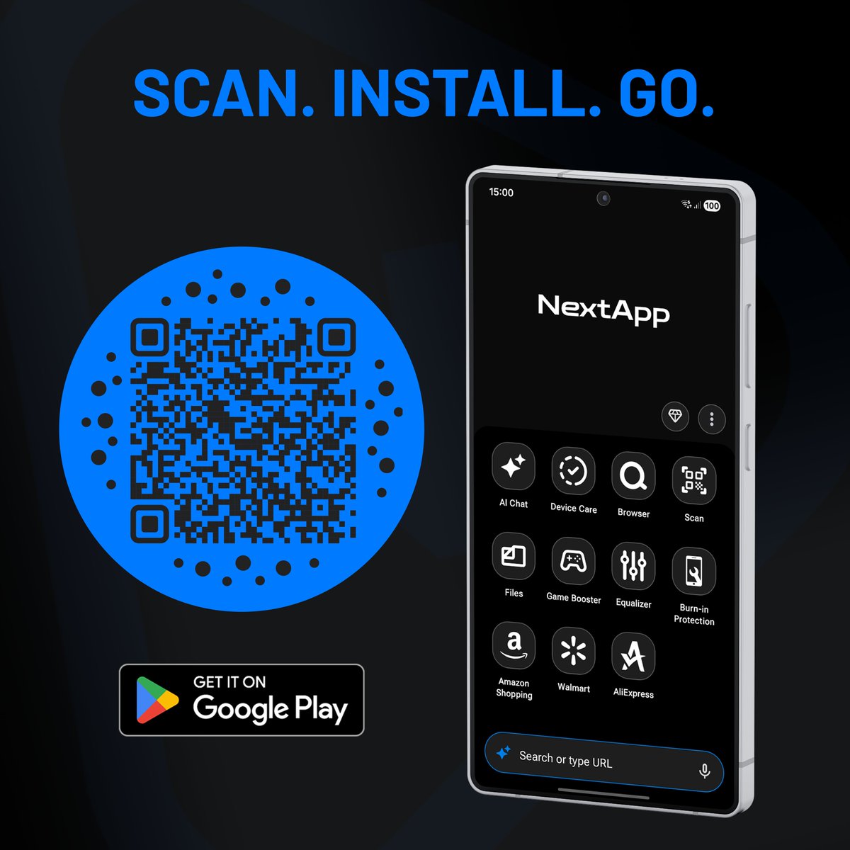 nexechco's tweet photo. Scan. Install. Go.

NextApp delivers AI, smart tools and everyday utilities in one clean interface — optimized for your entire Android ecosystem.

Start now on Google Play.

#NextApp #AllInOneApp #Android https://t.co/wZDF1SmevG