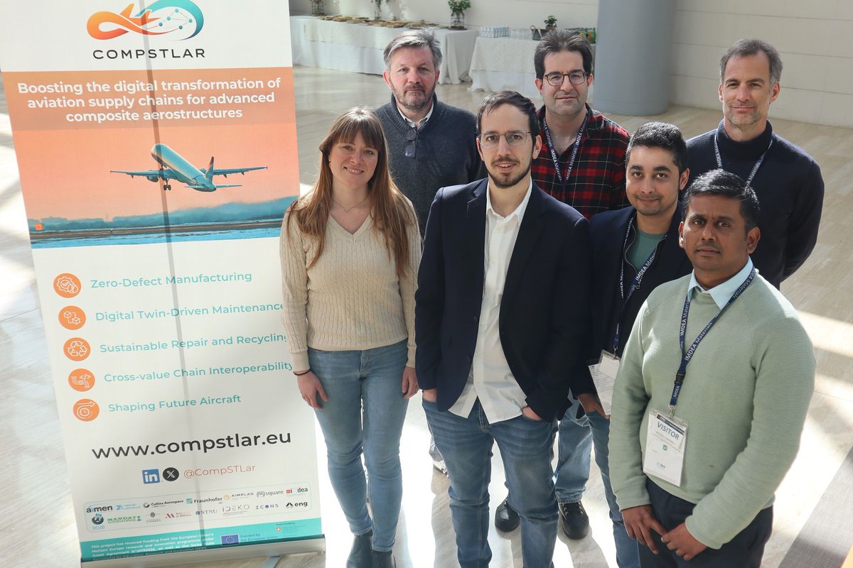 aimenct's tweet photo. This week, #aimenct took part in the latest #HorizonEurope #CompSTLar consortium meeting hosted by @ImdeaMaterials.
Partners aligned technical progress and next steps as the project enters a decisive phase towards delivering demonstrable results by 2026.
#EUProjects #RDI https://t.co/MqH59Uxxtg