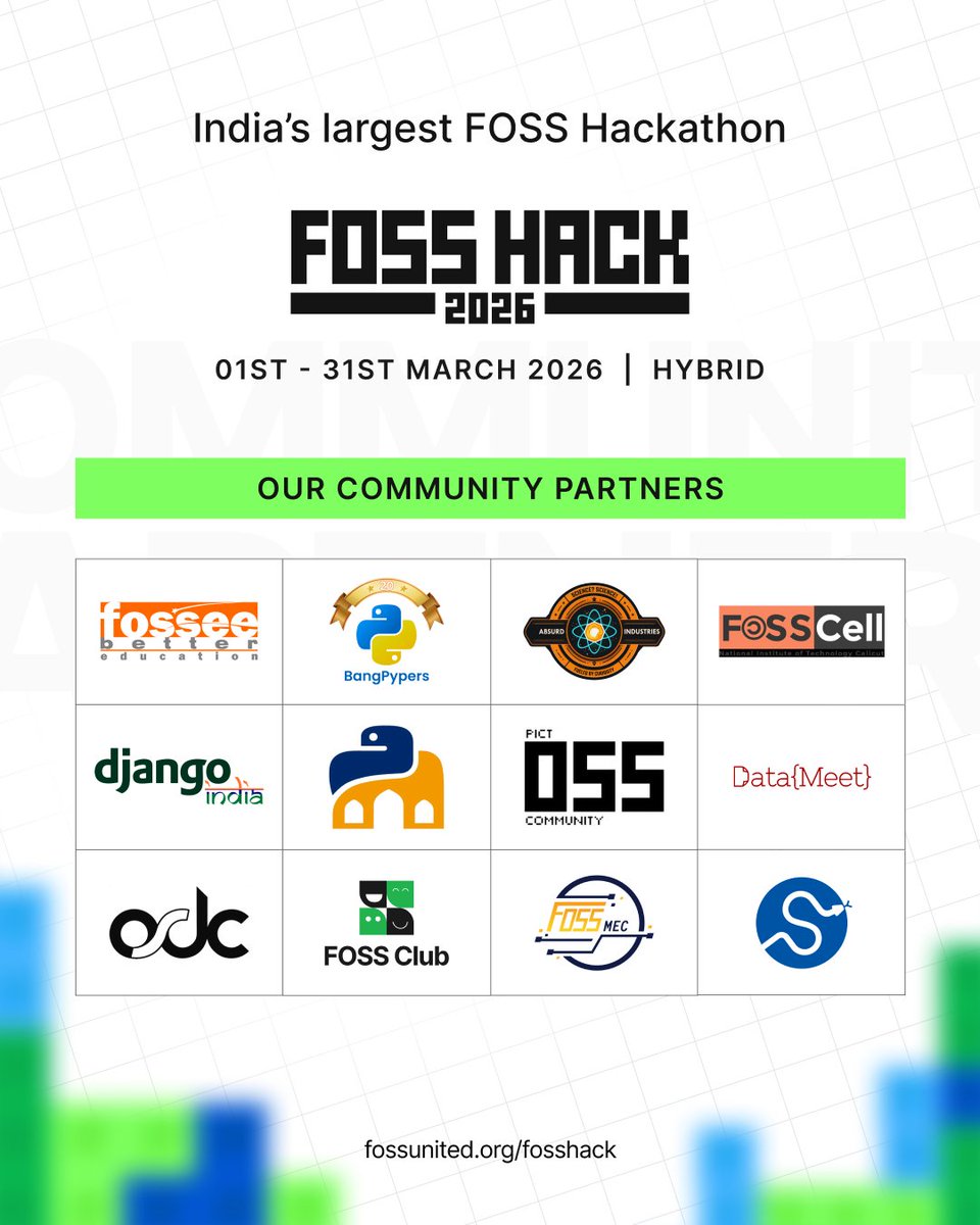 FOSS United tweet media