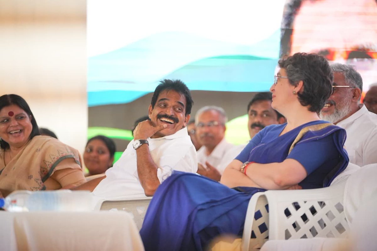 kcvenugopalmp's tweet photo. It was a deeply emotional moment in Wayanad today as LOP Sh. @RahulGandhi ji and Wayanad MP Smt. @priyankagandhi ji laid the foundation stone of the housing project for survivors of the Mundakkai-Chooralmala landslide. 

As Rahul ji said, when a tragedy hits, the entire family unites as one. And with Wayanad, Rahul and Priyanka ji have a deep emotional bond. That’s why this housing project is so special, it is not a one-off activity, but a gesture that comes from the heart - to support those who met with the worst tragedy one could imagine. 

It is a sentimental bond we share with the people of Wayanad, and nothing can shake that unbreakable bond.
