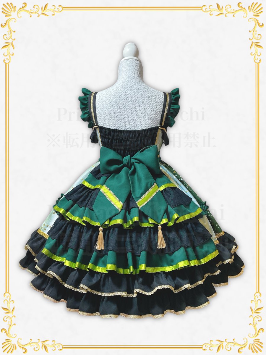 primagi_world's tweet photo. 春の装いにピッタリの和ロリジャンパースカート販売中です🍀*̣̩⋆̩

¥43,500-

ご購入希望の方はこのポストにリプもしくはDMでご連絡ください.⋆𝜗𝜚 https://t.co/OwbFbDPXtp