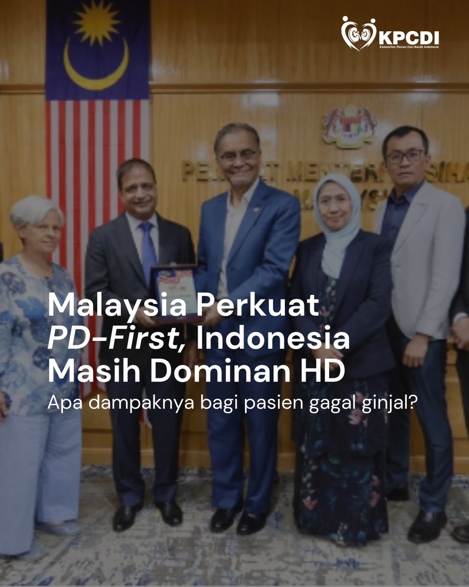 kpcdi's tweet image. Malaysia berani memperkuat PD-First. 
Malaysia memperkuat kebijakan PD-First dengan anggaran dan target jelas. 

Indonesia bagaimana?

#PDFirst #CAPD