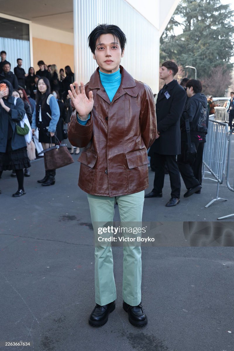 [📷] Wooyoung attends the Prada Fall/Winter 2026 Womenswear Show during Milan Fashion Week

#WOOYOUNG #우영 #PradaFW26 #Prada