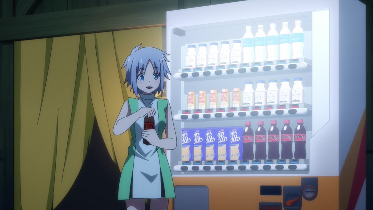 lammis_posting's tweet image. Reborn as a Vending Machine
S1E10: Echoes of the Past
"...Nice! I was just thinking I could use one of these!" - Shui
#Shui #いらっしゃいませ #RebornAsAVendingMachine