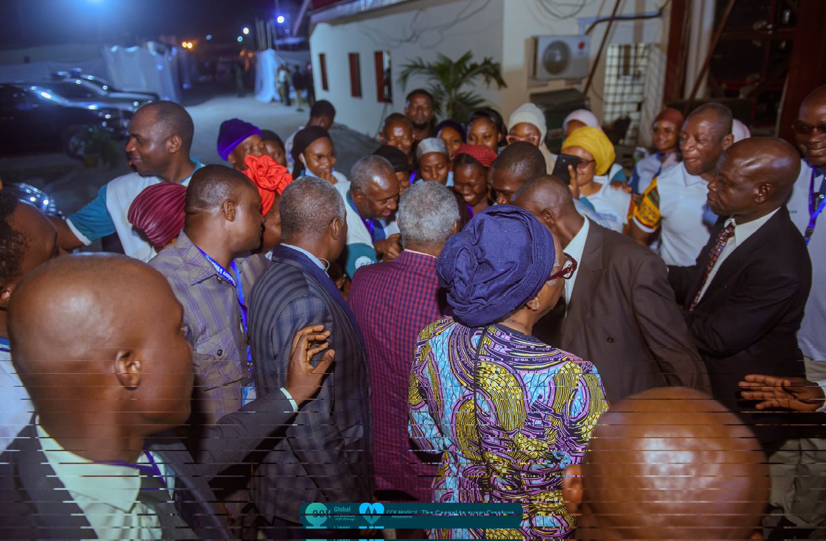 TheGCKHQ's tweet photo. Pictures as Pastor W. F. Kumuyi meets the GCK Medical Mission team after Night 1 of GCK in Port Harcourt, February 2026.

Stream GCK in Port Harcourt live at:
https://t.co/kPRHkEcb5w
https://t.co/z5vUMaDpIX 

#GCKinPortHarcourt 
#MedicalOutreach 
#DeeperLife 
#PastorKumuyi https://t.co/lEghXpRQhl