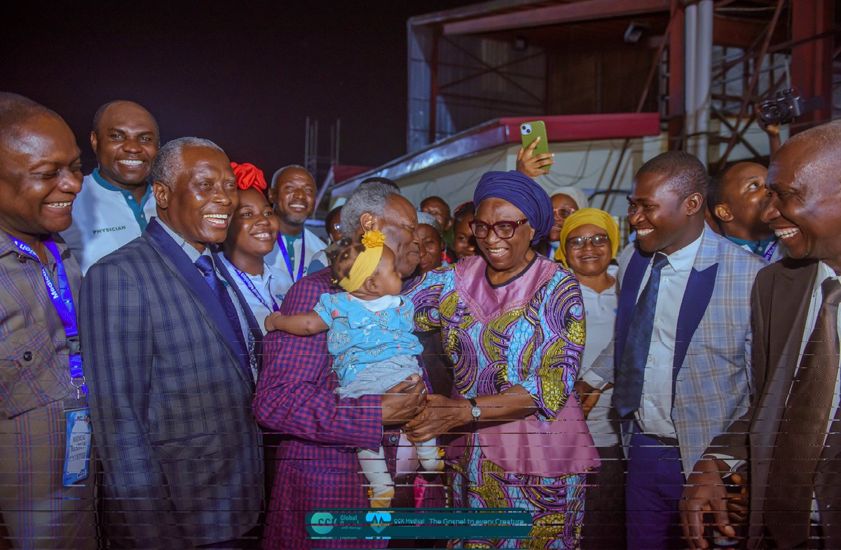 TheGCKHQ's tweet photo. Pictures as Pastor W. F. Kumuyi meets the GCK Medical Mission team after Night 1 of GCK in Port Harcourt, February 2026.

Stream GCK in Port Harcourt live at:
https://t.co/kPRHkEcb5w
https://t.co/z5vUMaDpIX 

#GCKinPortHarcourt 
#MedicalOutreach 
#DeeperLife 
#PastorKumuyi https://t.co/lEghXpRQhl
