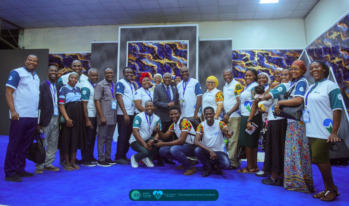 TheGCKHQ's tweet photo. Pictures as Pastor W. F. Kumuyi meets the GCK Medical Mission team after Night 1 of GCK in Port Harcourt, February 2026.

Stream GCK in Port Harcourt live at:
https://t.co/kPRHkEcb5w
https://t.co/z5vUMaDpIX 

#GCKinPortHarcourt 
#MedicalOutreach 
#DeeperLife 
#PastorKumuyi https://t.co/lEghXpRQhl