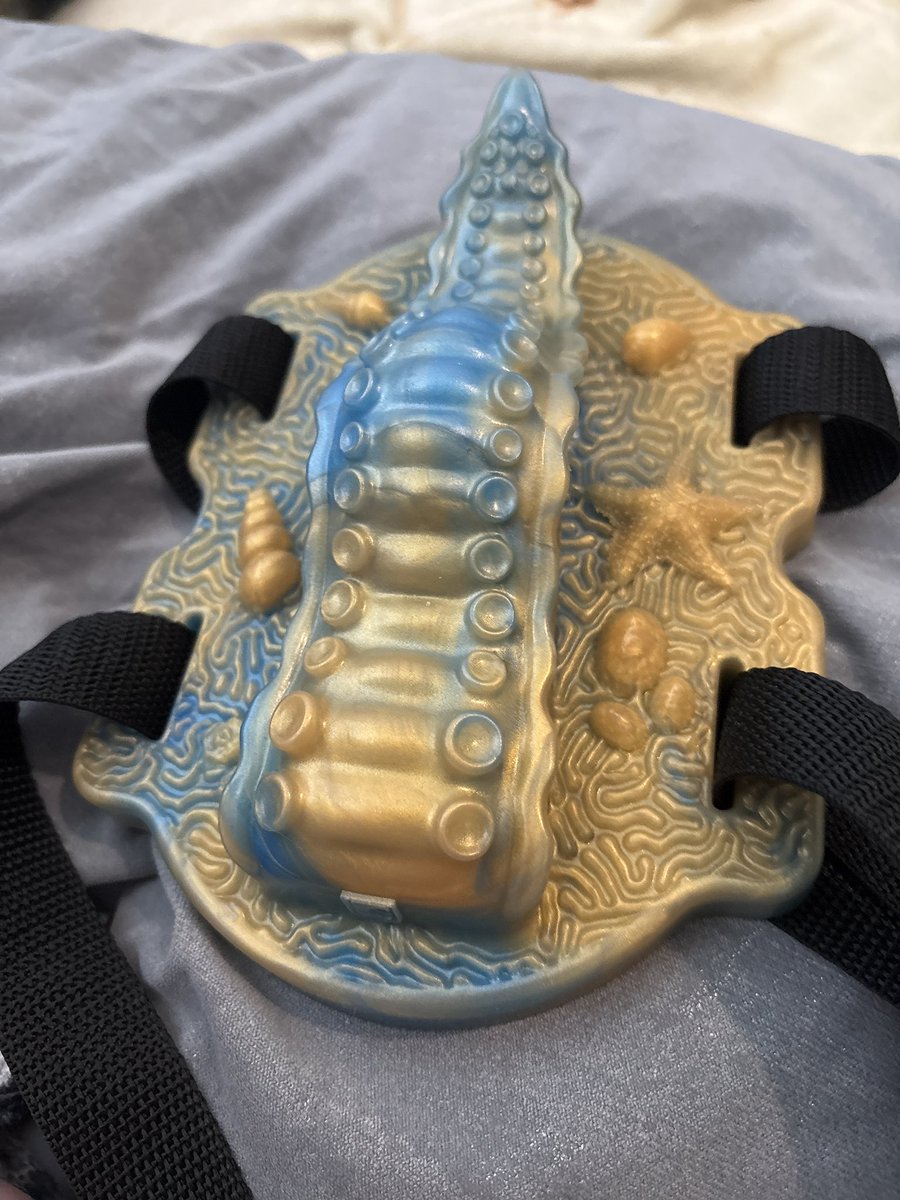 PyxiePupNSFW's tweet photo. My toys came yesterday from uncover creations, absolutely adore them, love that they matched my surprise dildo with the pre-made grinder I got! (The tentacle got some HEFT to it!) https://t.co/daaaeoC6NF