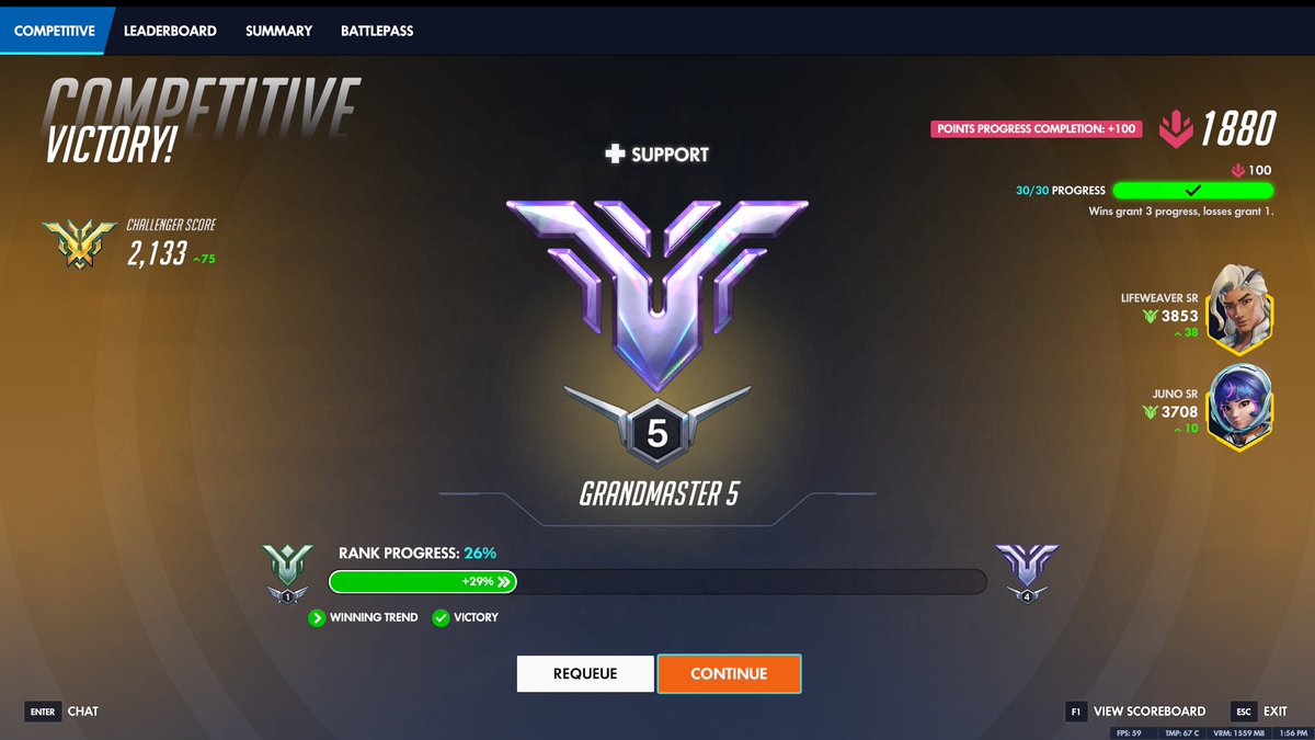 Gabriel99194_'s tweet photo. NAH, IM NOT WASHED. (This is PC btw, I play on controller) https://t.co/trhpQqT2AQ