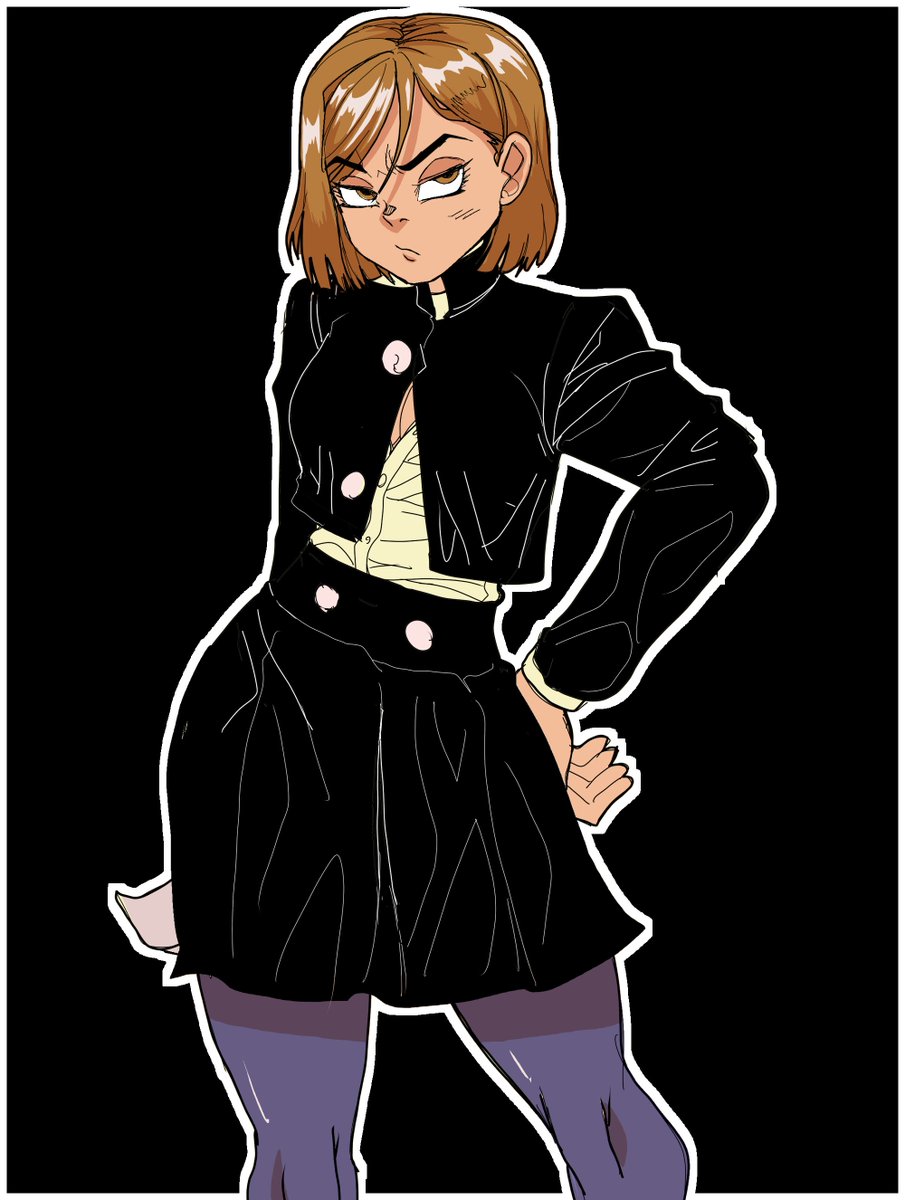 Faz tempo que não desenha a Nobara.