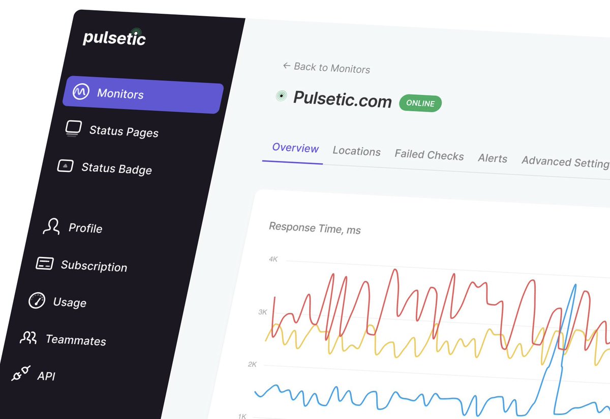 Pulsetic tweet media