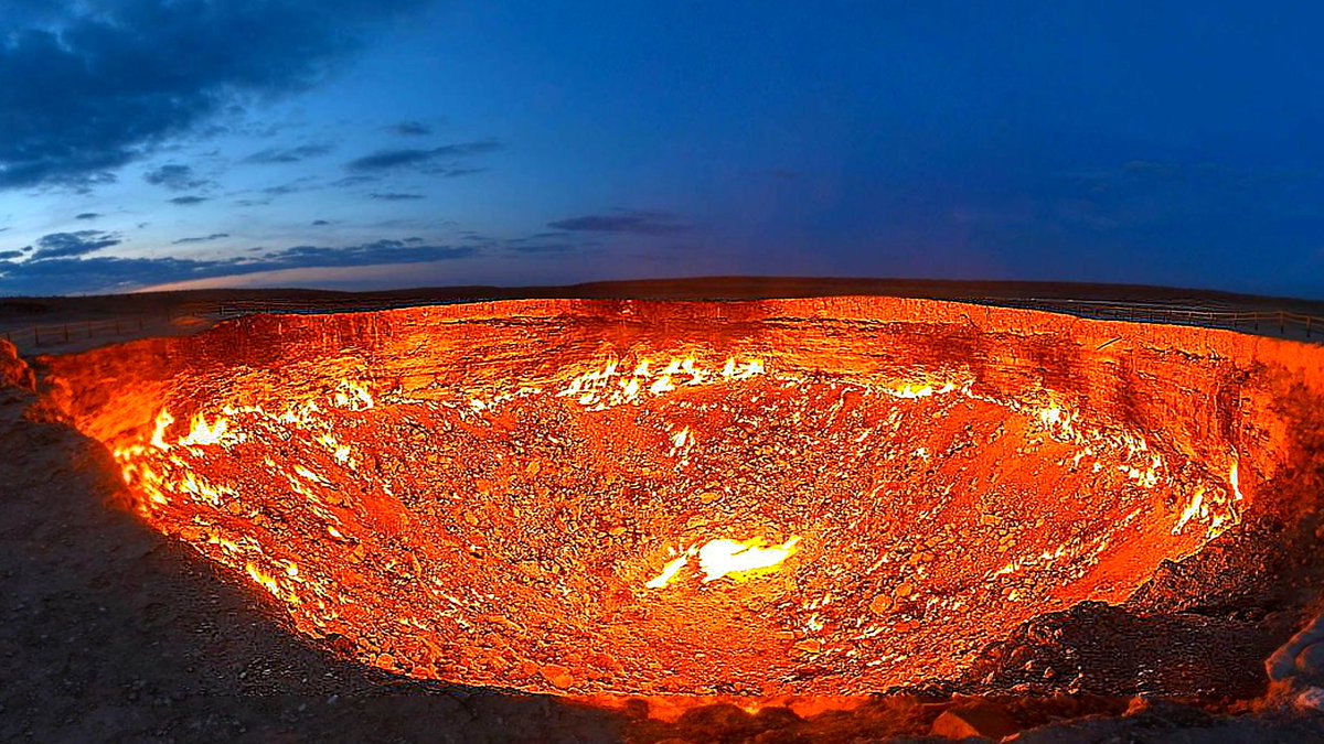 ThinkAb0utItt's tweet photo. (3/4) Because the gas (methane) was poisonous, they wanted to stop it from spreading into the air. So, they set it on fire, expecting the gas to burn off within about two weeks and for everything to return to normal.

But that was not the case. https://t.co/gnthJ7n8Sm