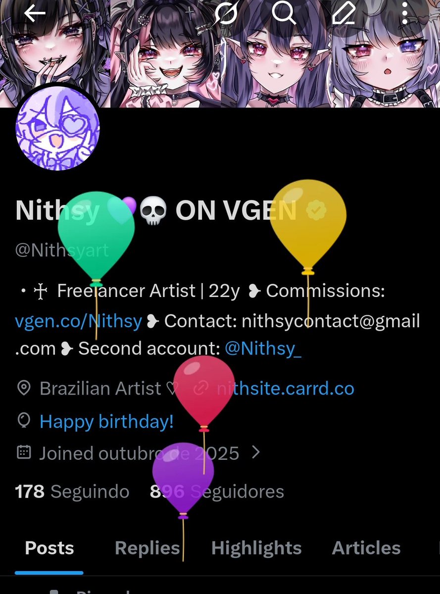 Nithsy 💜💀 ON VGEN tweet media