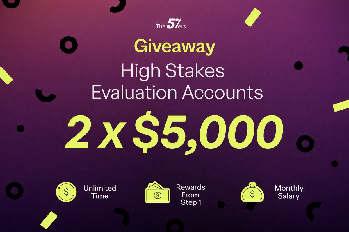 sirrillahfx's tweet photo. 🚨 Giveaway Alert

2x $5K Account Giveaway

How to enter:
1.Follow: @sirrillahforex @the5erstrading &amp; @sirrillahfx

2. Like &amp; retweet this post. Tag 3 friends.

3. Vote on https://t.co/AIwyt93h3d

Winners will be announced within 3 days. https://t.co/lMvnVHzJWx