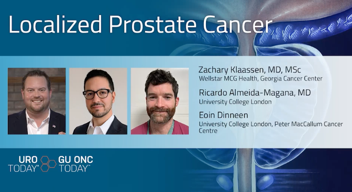 urotoday's tweet photo. Randomized trial of the #NeuroSAFE technique in radical prostatectomy for erectile function. Eoin Dinneen & Ricardo Almeida-Magana join @zklaassen_md to discuss the NeuroSAFE PROOF trial—the first randomized study to show better erectile outcomes after radical prostatectomy. Using intraoperative frozen-section–guided nerve sparing, NeuroSAFE increased bilateral nerve preservation to 80% (vs 56%) and doubled the proportion of men with no/mild ED at 12 months (40% vs 22%), while also showing early continence benefits and strong recruitment of Black/Afro-Caribbean patients. #WatchNow > https://t.co/8MXnGRDlZ8 @ucl @PeterMacCC @GACancerCenter