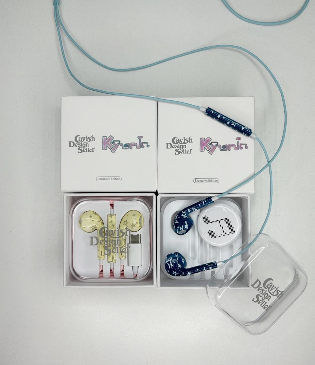 friendlyxstore's tweet photo. Cavish x kyurin ⭐️ star wired earphones https://t.co/IthumNpd81
