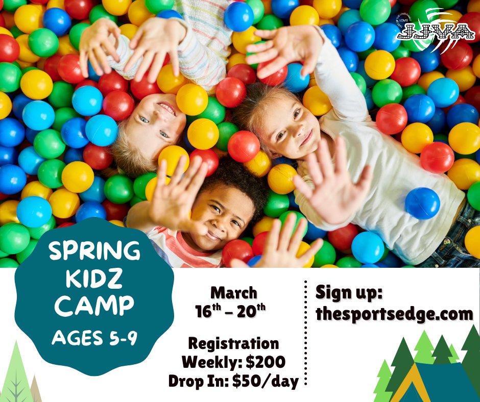 SportsEdgeAth's tweet photo. 🏅 Get Ready to Play, Learn &amp; Grow! From leadership and teamwork to dodgeball and fitness, our Spring Kidz Camp has something for every kid (ages 5-9)! Runs 9 AM–5 PM with optional extended care. Don’t miss out on the fun! 😄 Sign up here: https://t.co/jWd4AMd7zp https://t.co/A3M5PuOgQV