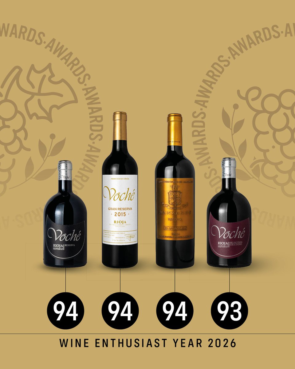 bodegasmanzanos's tweet photo. ¡Nuestra pasión cruza fronteras! 🌎✈️

Estamos orgullosos de las nuevas puntuaciones de Wine Enthusiast, destacando los 95 puntos de nuestro Manzanos Gran Reserva. 🏅

Gracias al equipo y a vosotros por brindar con nosotros. ¡Salud! 🥂

#ManzanosWines #WineEnthusiast #WineLovers https://t.co/7ZilyxQ8ev
