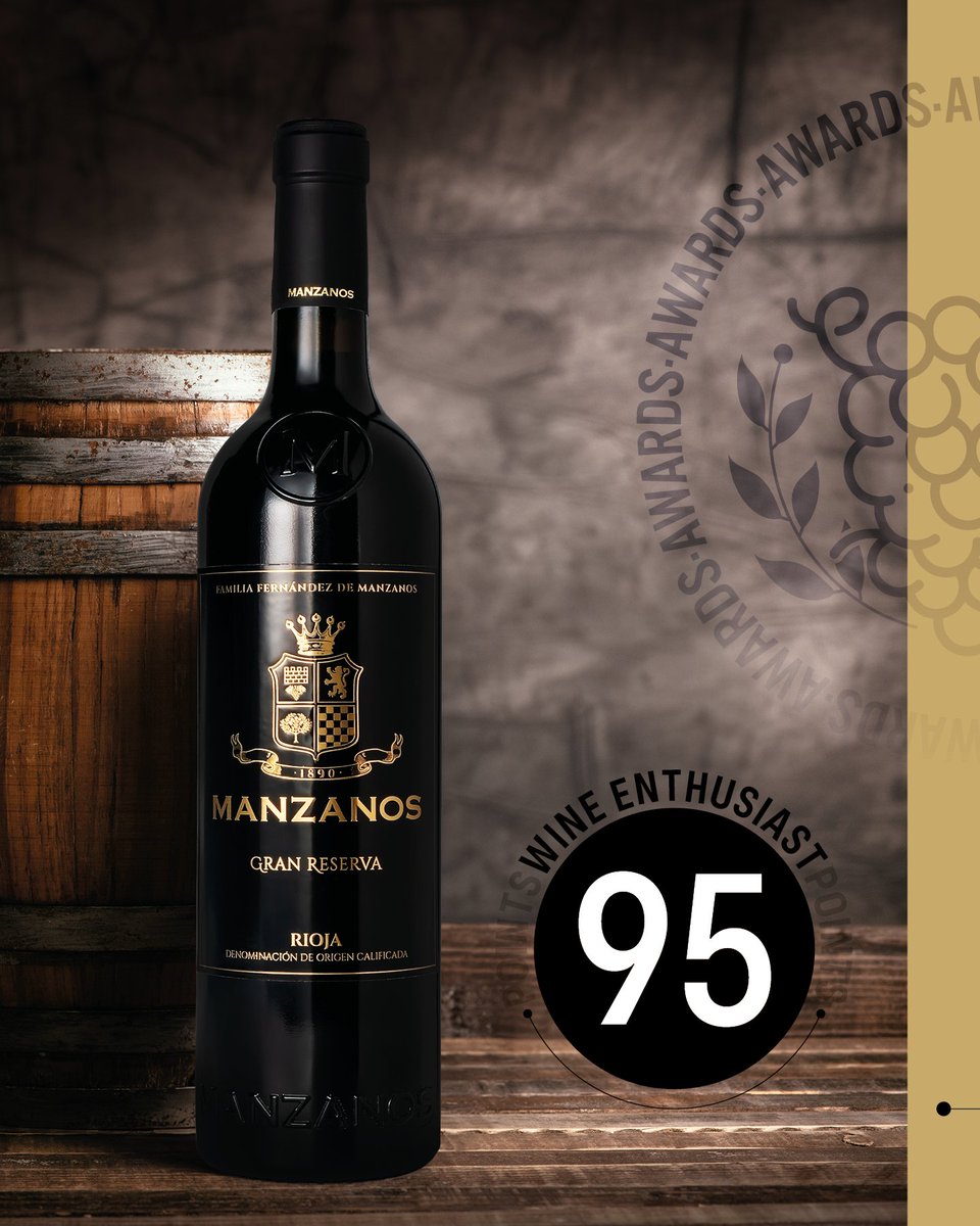 bodegasmanzanos's tweet photo. ¡Nuestra pasión cruza fronteras! 🌎✈️

Estamos orgullosos de las nuevas puntuaciones de Wine Enthusiast, destacando los 95 puntos de nuestro Manzanos Gran Reserva. 🏅

Gracias al equipo y a vosotros por brindar con nosotros. ¡Salud! 🥂

#ManzanosWines #WineEnthusiast #WineLovers https://t.co/7ZilyxQ8ev