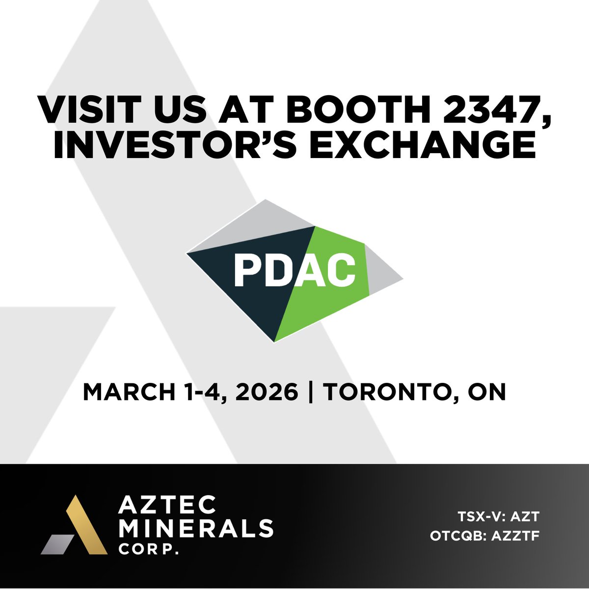 Aztec Minerals Corp. (TSXV:AZT | OTCQB:AZZTF) tweet media
